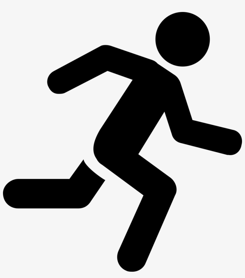 Running Man Svg Png Icon Free Download Running Black And White 904x980 Png Download Pngkit