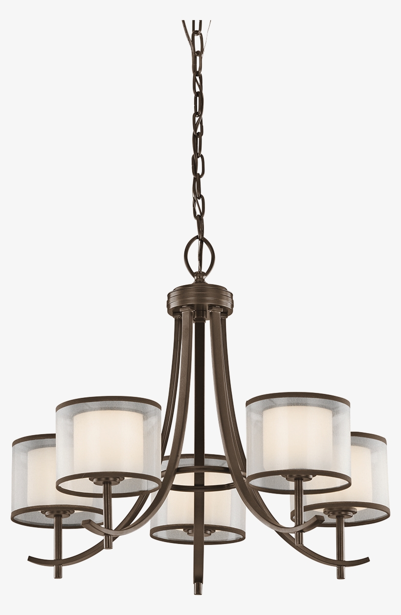 Kichler 43149miz Taasi Chandelier In Mission Bronze, transparent png