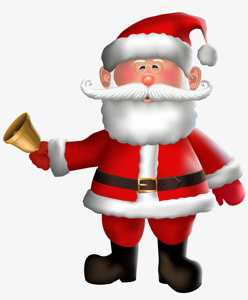 Santa Silhouette Png, transparent png