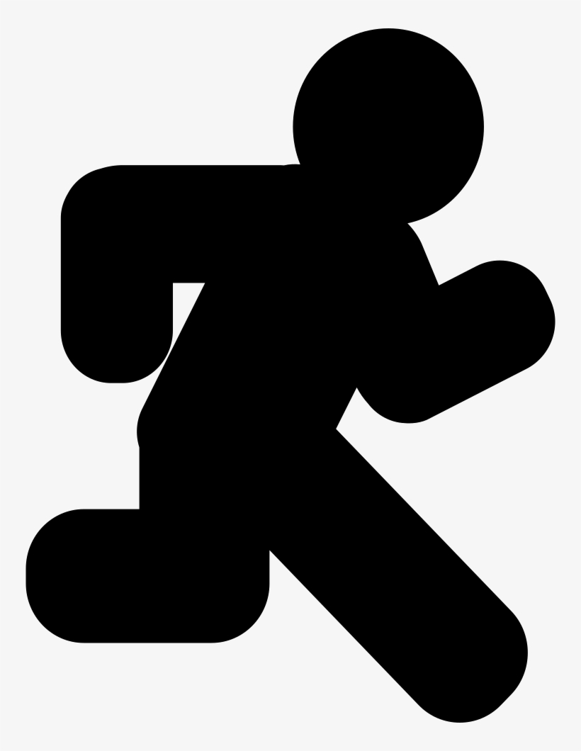 Running Man - - Simbolo Correr, transparent png