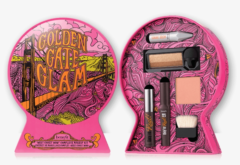 Golden Gate Glam Makeup Kit - Benefit Cosmetics Golden Gate Glam Makeup Kit, transparent png