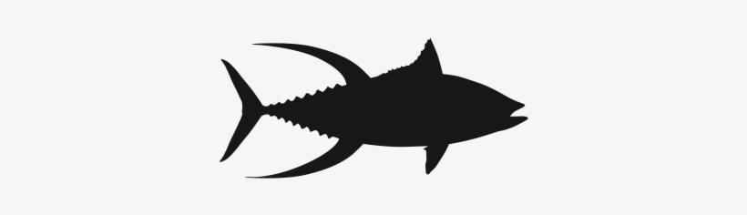 Yellowtail Black Thumbnail - Yellowfin Tuna Silhouette, transparent png