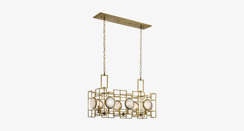 Vance 8 Light Linear Chandelier In Nbr - Vance 8 Light Linear Chandelier, transparent png