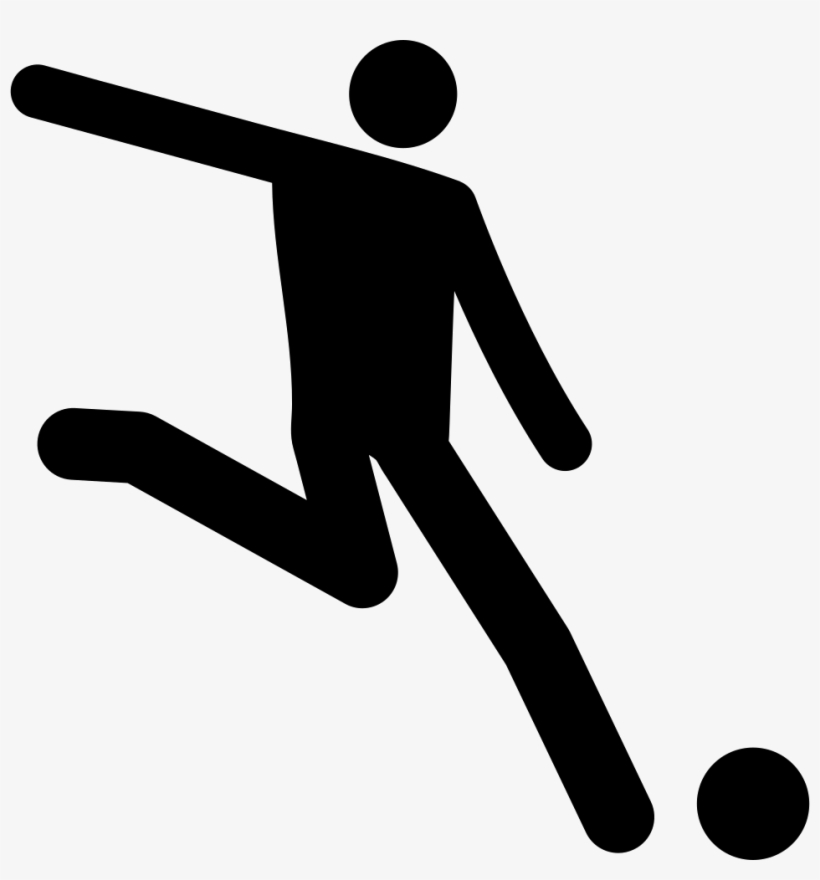 Brazil Soccer Player Silhouette - Icone Joueur De Foot, transparent png