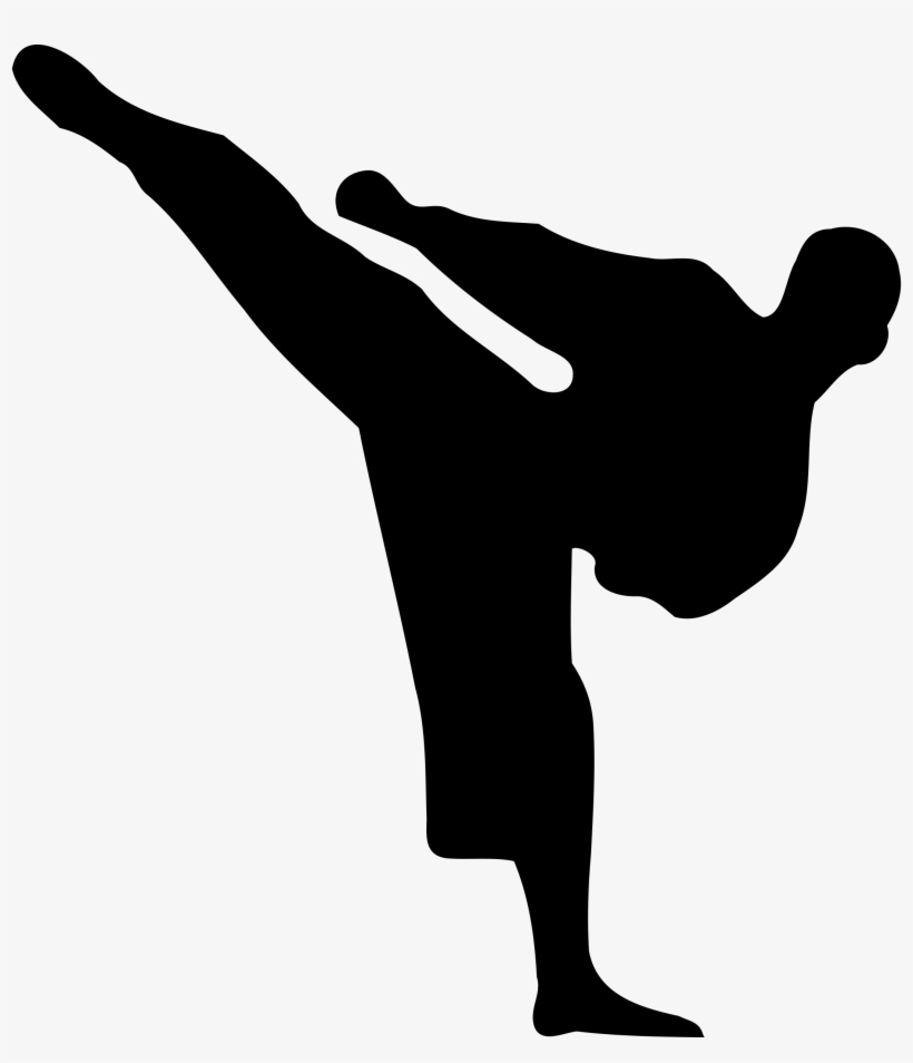 Karate Clip Art Silhouette Clipart Panda Free Clipart Martial Arts