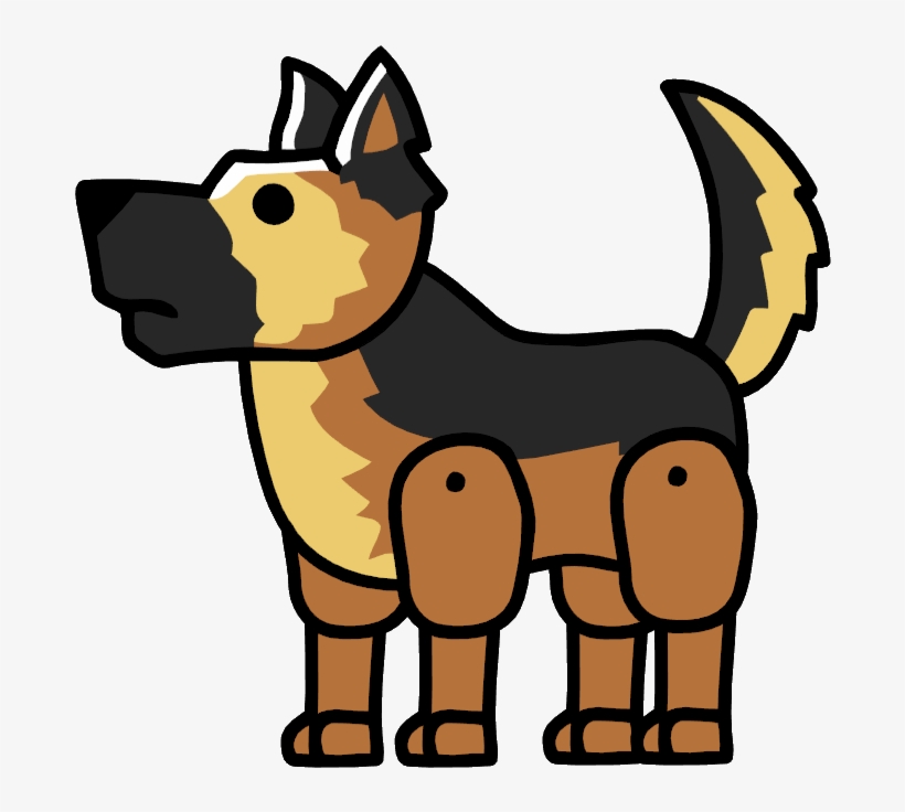 German Shepherd - Scribblenauts Remix All Animals, transparent png