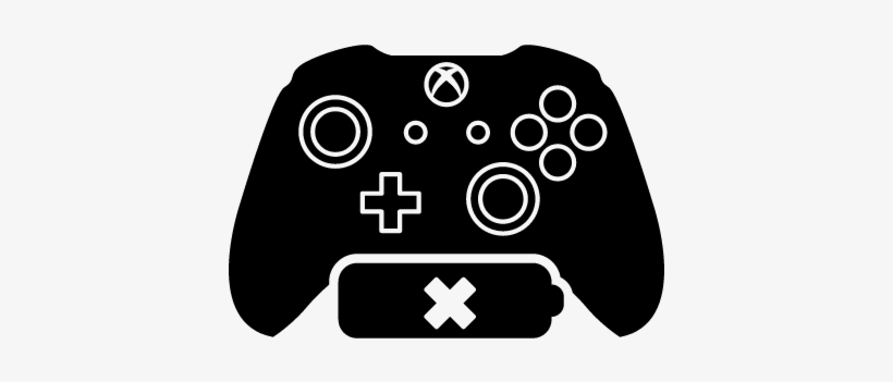 Xbox One With No Battery Vector - Xbox Svg, transparent png