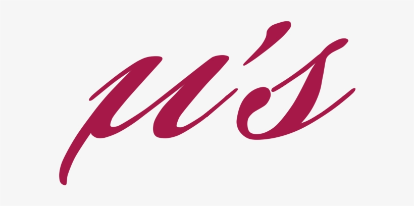 Μ's, transparent png