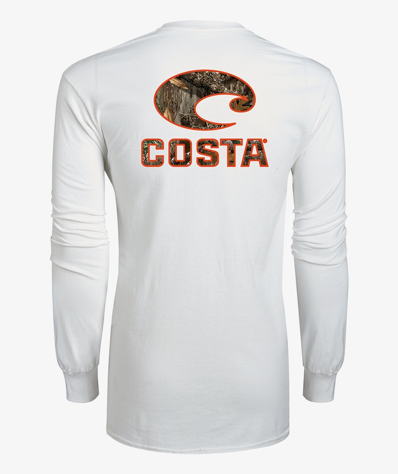 Costa Del Mar Realtree Edge Logo In White, Size S, - Costa Del Mar, transparent png