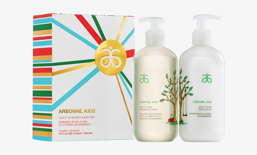 Arbonne Kids Leaf It To Me Bath & Body Set - Child, transparent png