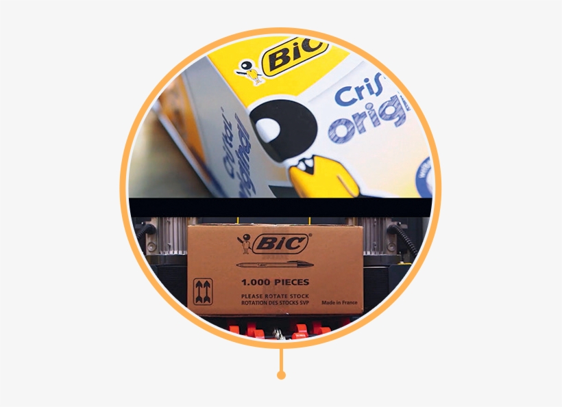 Box Of 1000 Bic Pens - C/50 Boligrafo Bic Cristal Rojo, transparent png