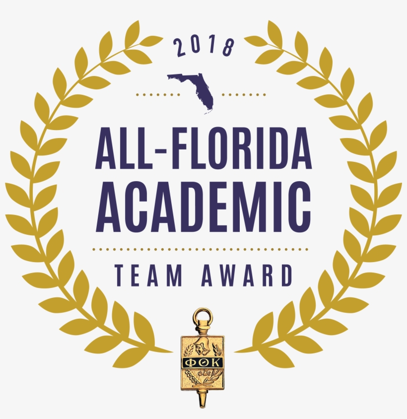 The 2018 All-florida Academic Team Announced - Bachelor Of Health Sciences Society, transparent png