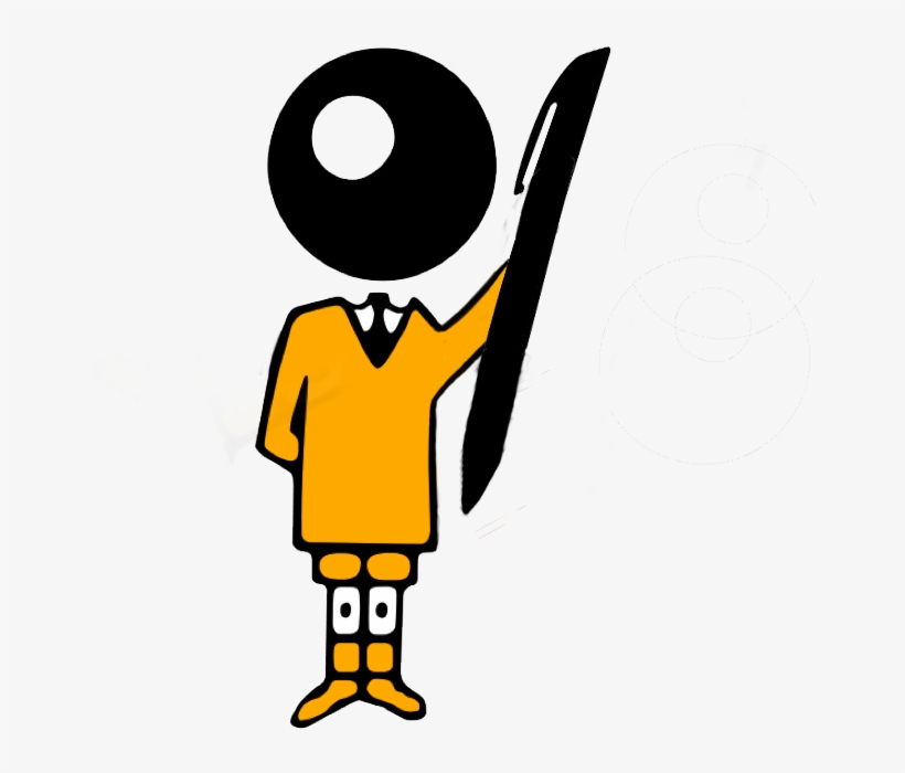 After - Empowered - Yellow And Black Man Logo, transparent png