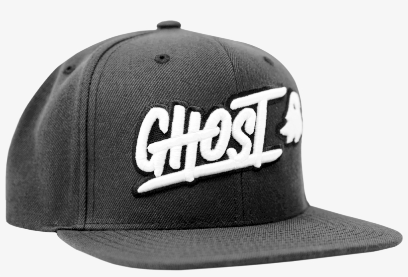 Ghost Logo Black Snapback - Size - Neutral - 30 Servings - Ghost - Creatine, transparent png