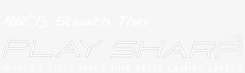 Msi Gs65 Stealth Thin, transparent png