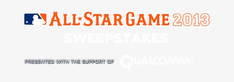 All-star Game 2013 Sweepstakes Presented With The Support - Mlb, transparent png