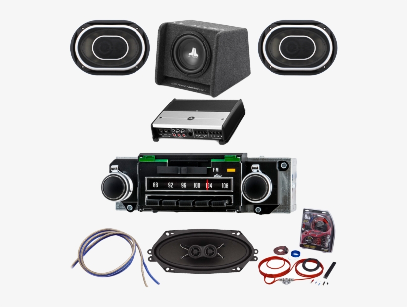 1970 Chevelle/camaro/nova Radio With Bluetooth Jl Audio - Audio System For Classic Cars, transparent png