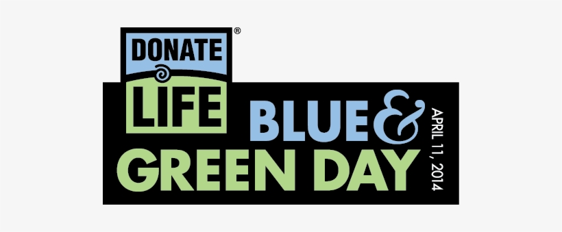 National Donate Life Blue And Green Day, transparent png