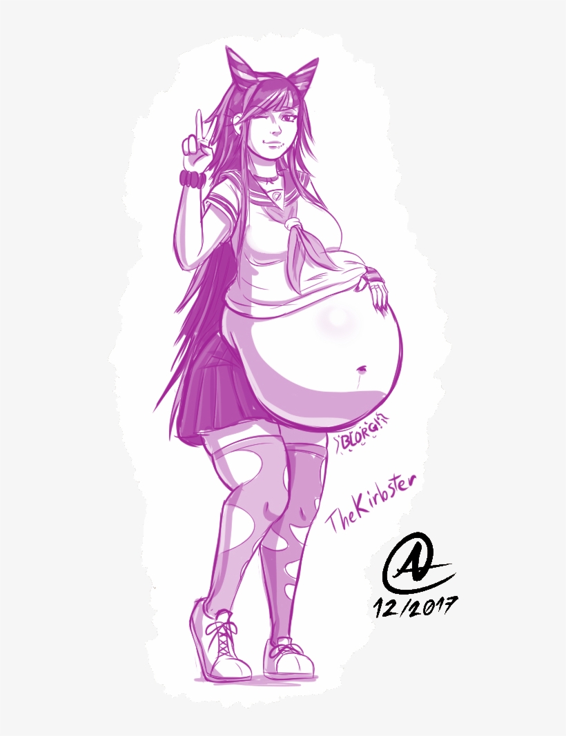 Ibuki's Ibelly [request] - Illustration, transparent png