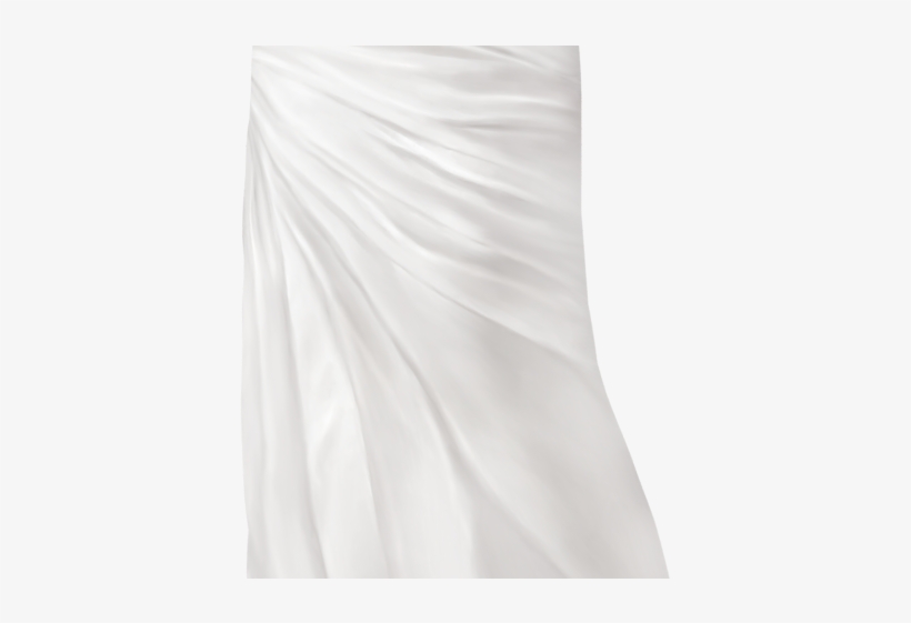 White Dress Clipart Plain Dress - Wedding Dress, transparent png