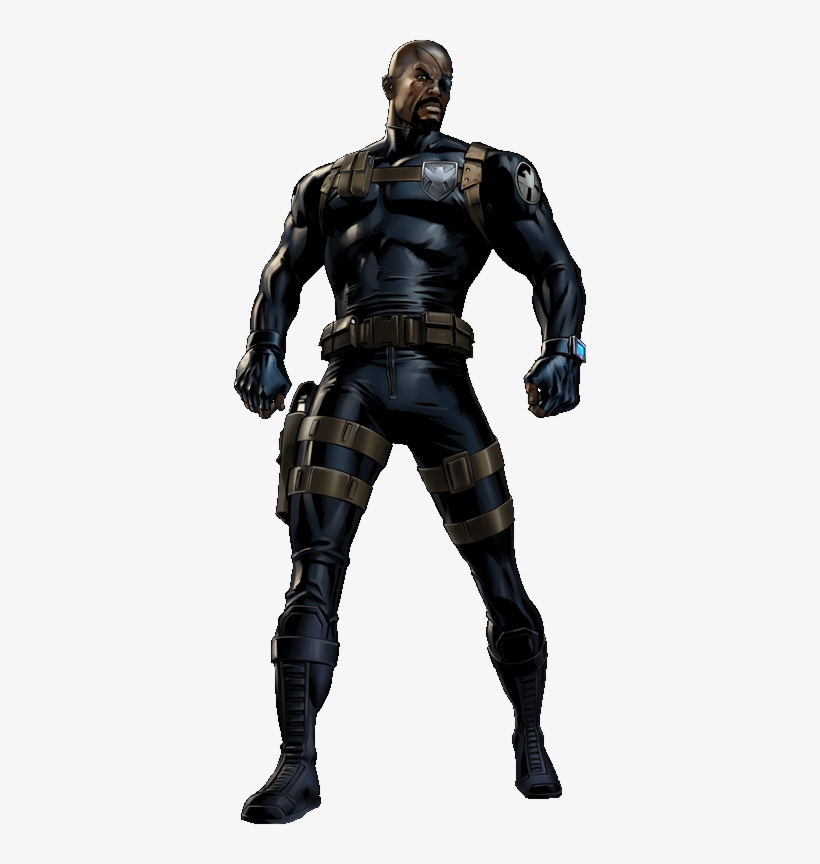 Nick Fury Portrait Art - Marvel Alliance Nick Fury, transparent png