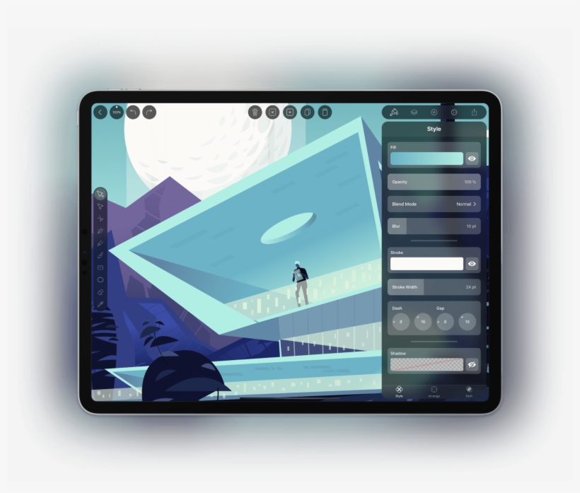 Vectornator 2 - - Tablet Computer, transparent png