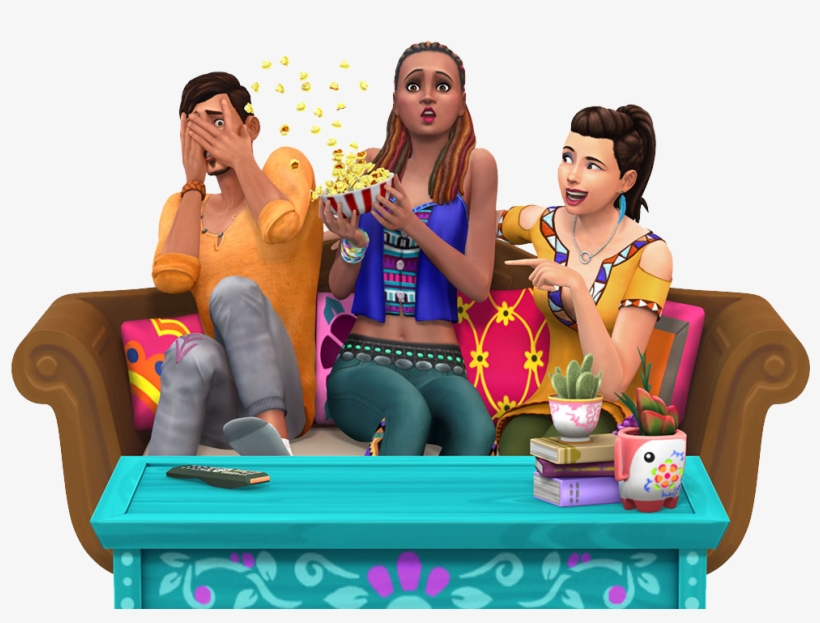 The Sims 4 Movie Hangout Stuff Archives - Maxis The Sims 4: Movie Hangout Pc Dlc, transparent png