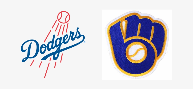 Dodgers And Brewers Logo - Dodgers Vs Giants 2018, transparent png