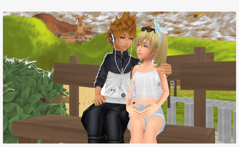 Roxas And Namine Images Romances Date 02 Roxas And - Pc Game, transparent png