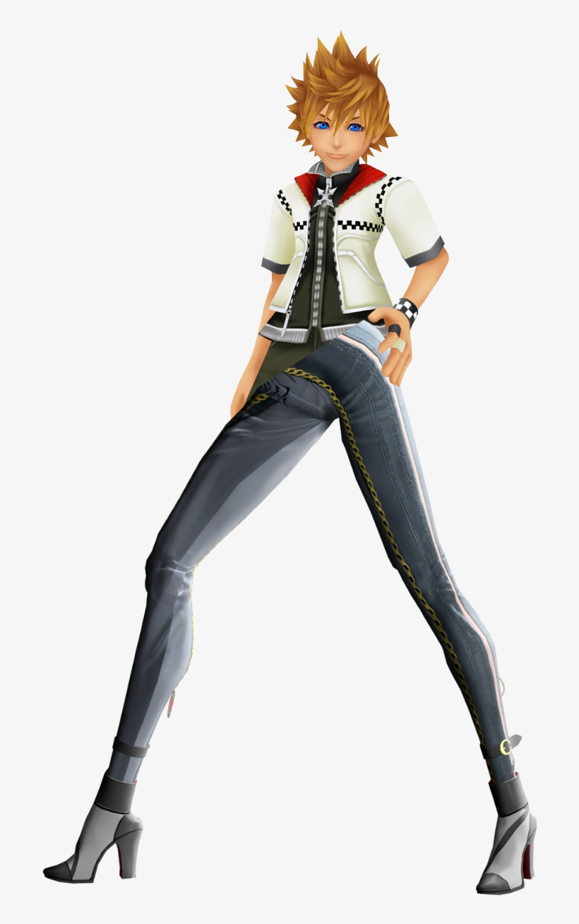 Looking Good Roxas Png Roxas Bleeding - Ezcosplay Kingdom Hearts Ii Roxas Black Cosplay Shoes, transparent png