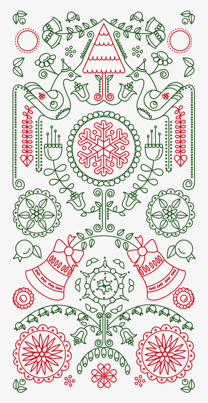 Christmas Pattern - Motif, transparent png