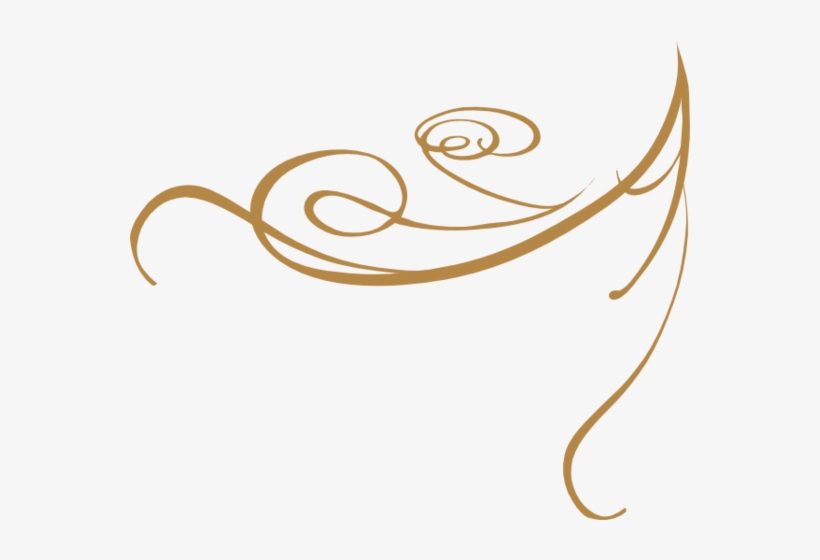 Gold Star Border Clipart Decorative Swirl Gold - Wedding Invitation Design Png, transparent png