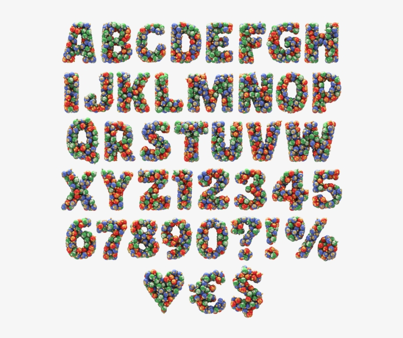 Christmas Balls Font - Font, transparent png