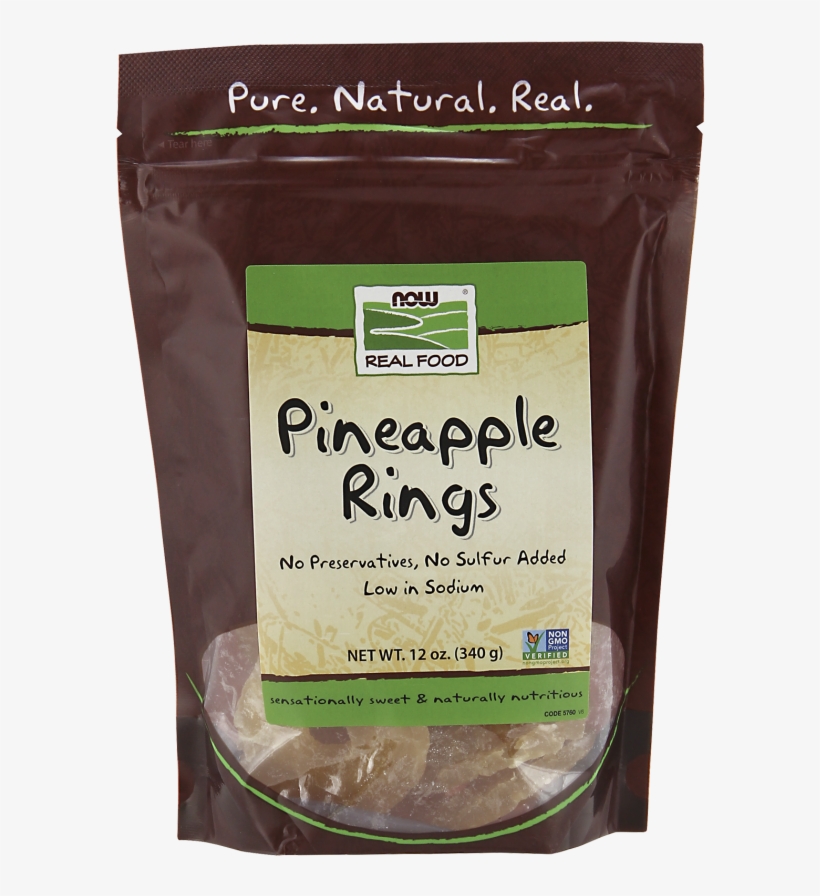 Now Foods - Dried Pineapple Rings - 12 Oz., transparent png