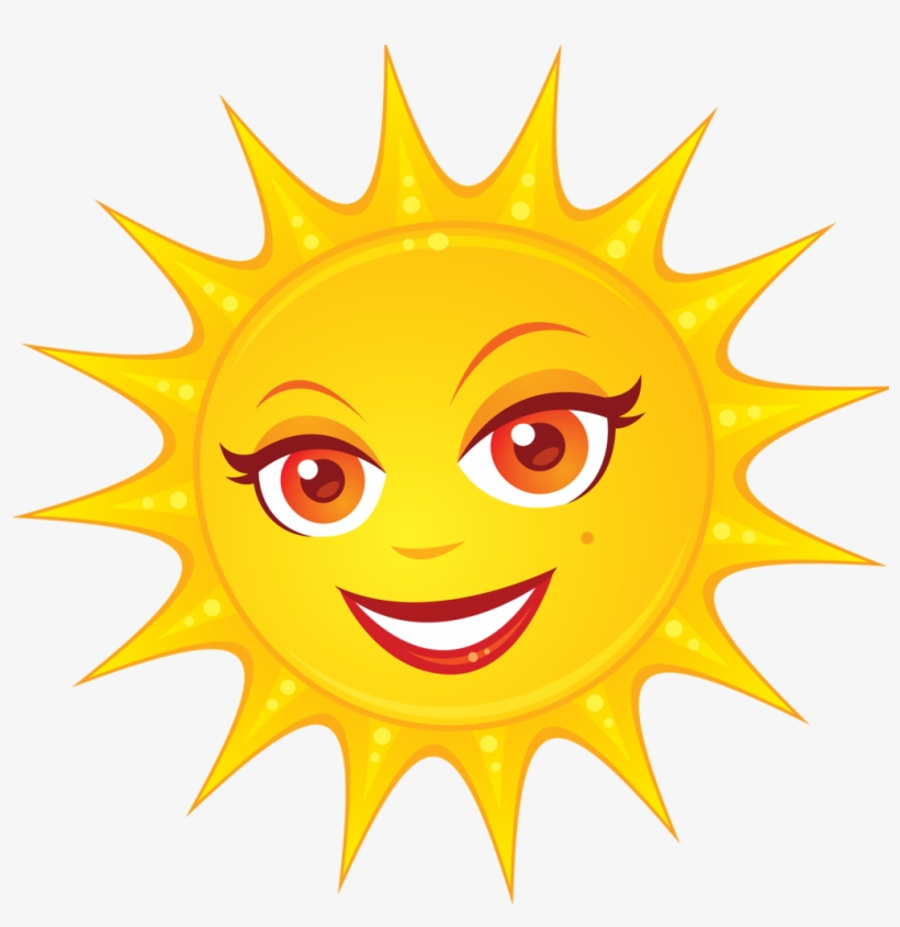 Солнце С Лицом - Sunshine Clipart, transparent png