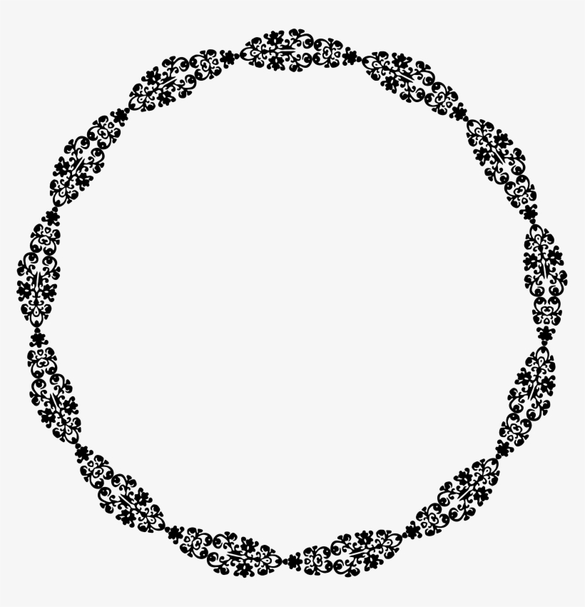 Medium Image - Vintage Png Frame Swirl, transparent png