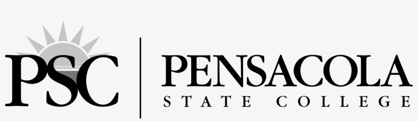 Decorative Image Of Psc Horzlogo Blk V67rrc , Branding - Pensacola State College, transparent png