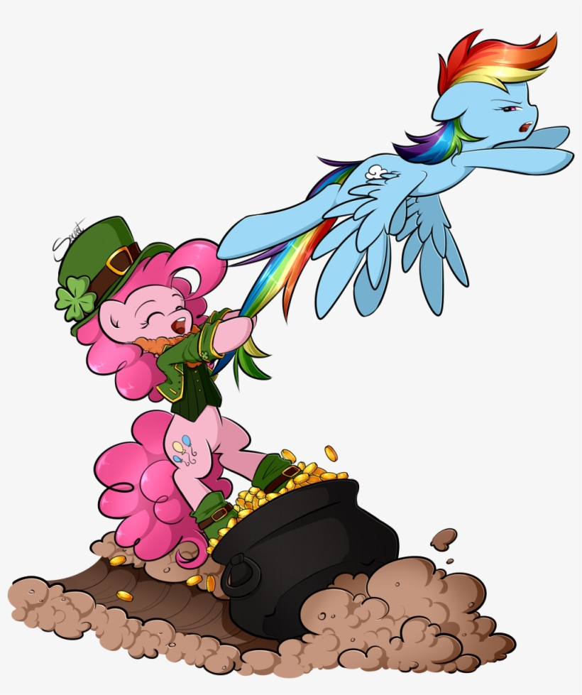 Secret-pony, Funny, Leprechaun, Pinkie Pie, Pot Of - Leprechaun Mlp, transparent png