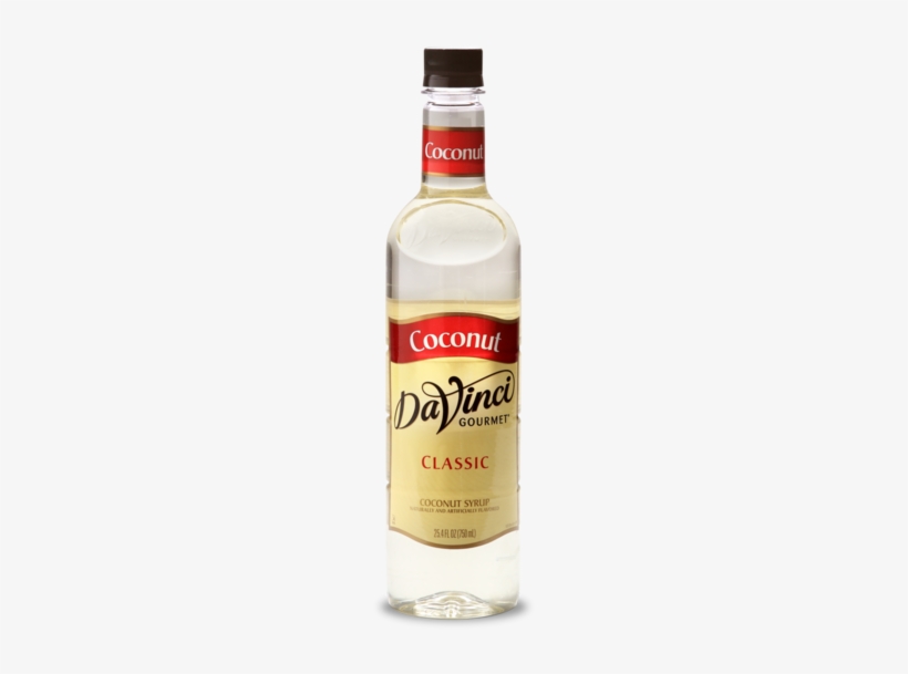 6073738400119 Coconut C 750ml P 6073738400119 Coconut - Davinci Classic Coconut Classic Syrup 750 Ml, transparent png