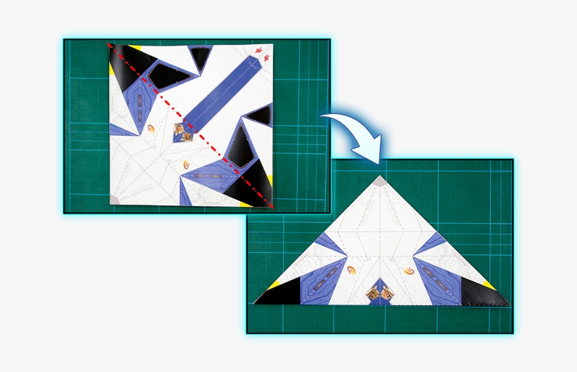 Fold The Sheet In Half, As Shown In The Image - Star Fox Raumschiff Papier, transparent png