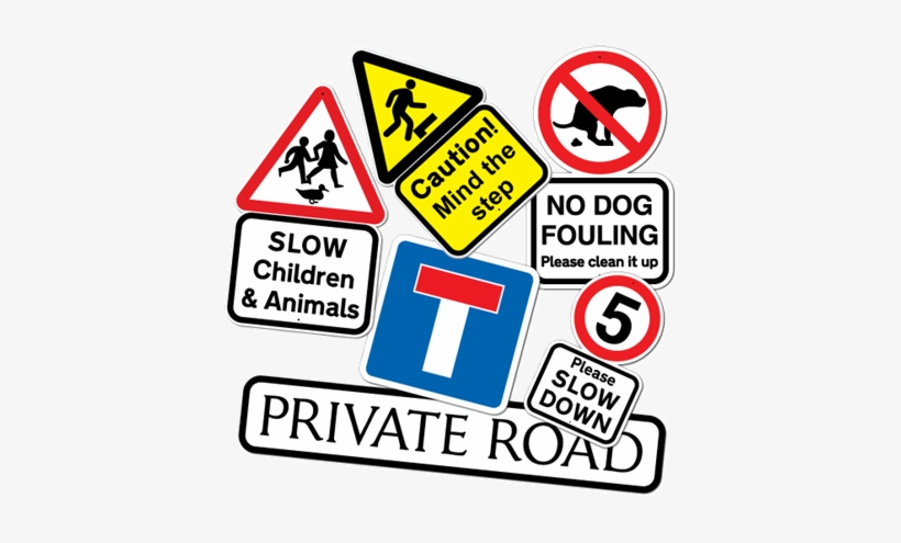 Picture For Category Warning & Safety Signs - Road Traffic Safety, transparent png