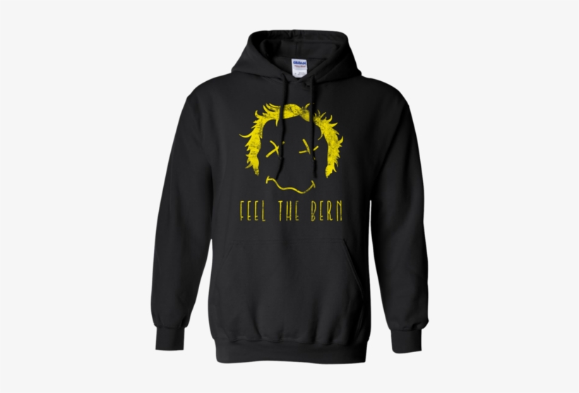 Bernie Sanders Feel The Bern Smiley Face Hoodie - Stranger Things Friends Don T Lie Hoodie, transparent png