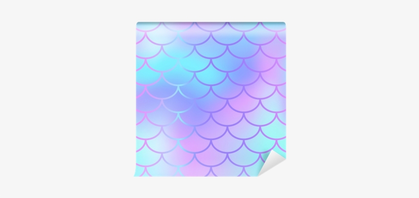 Cool Blue Fish Scale Pattern Vector Texture - Mermaid Purple And Blue, transparent png