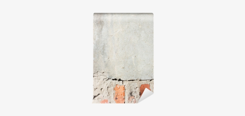 Plaster Brick Wall, White Grunge Background Wall Mural - Paper, transparent png