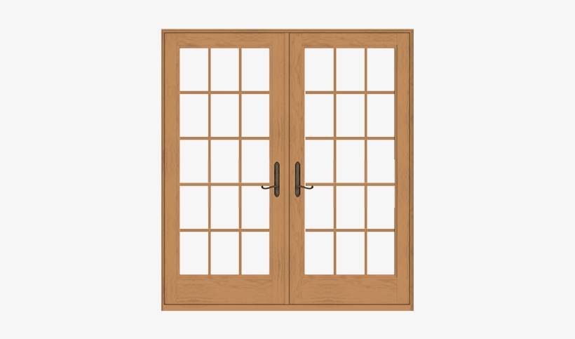 400 Series Frenchwood Hinged Patio Door - Sliding Glass Door, transparent png