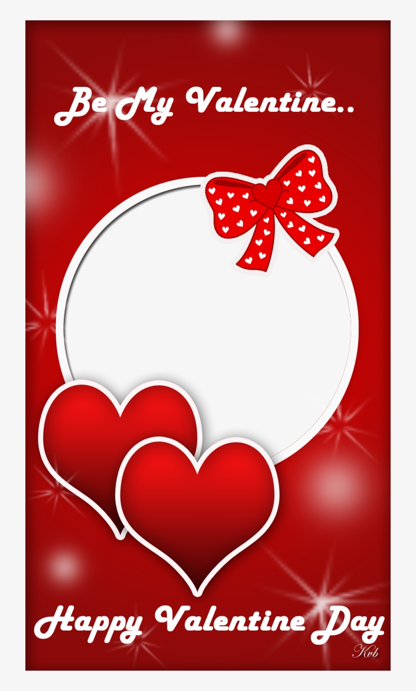 Red Valentine Frame - Picture Frame, transparent png