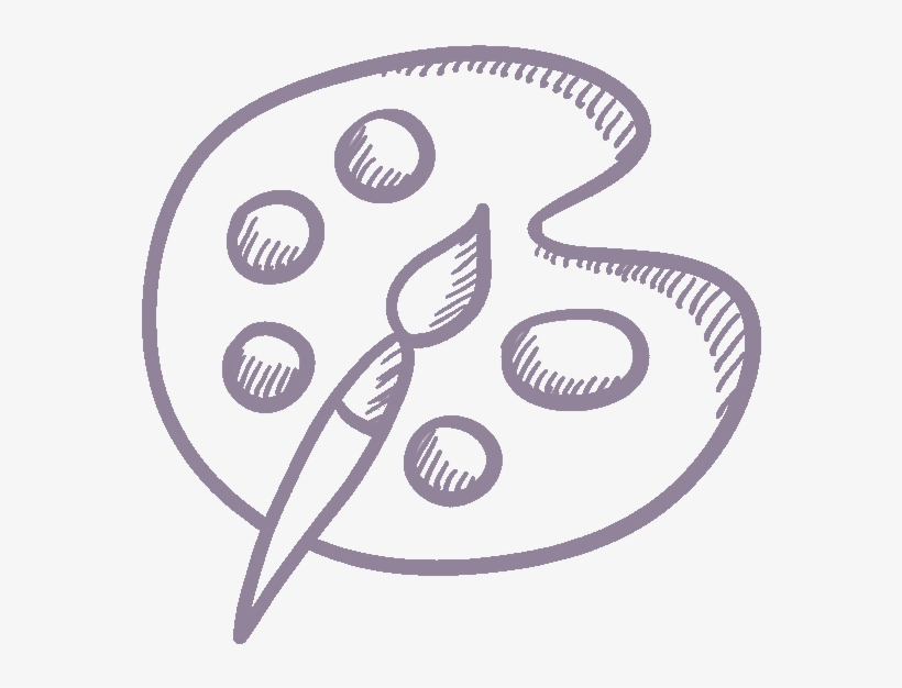 Paint Brush Purple - Icono De Paint Para Colorear, transparent png