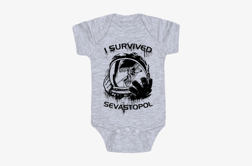 I Survived Sevastopol Baby Onesy - Viking Baby Onesie, transparent png