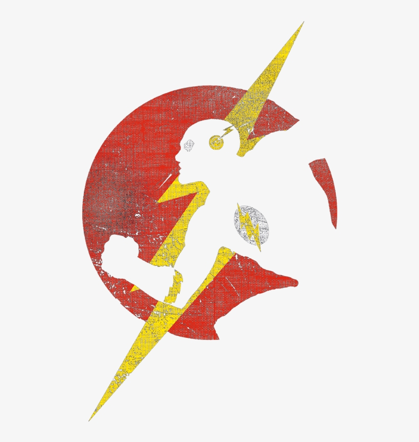 Justice League Flash Symbol Knockout Women's T-shirt - Illustration, transparent png