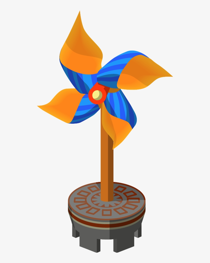Pinwheel Artwork - Moulin A Vent Png, transparent png